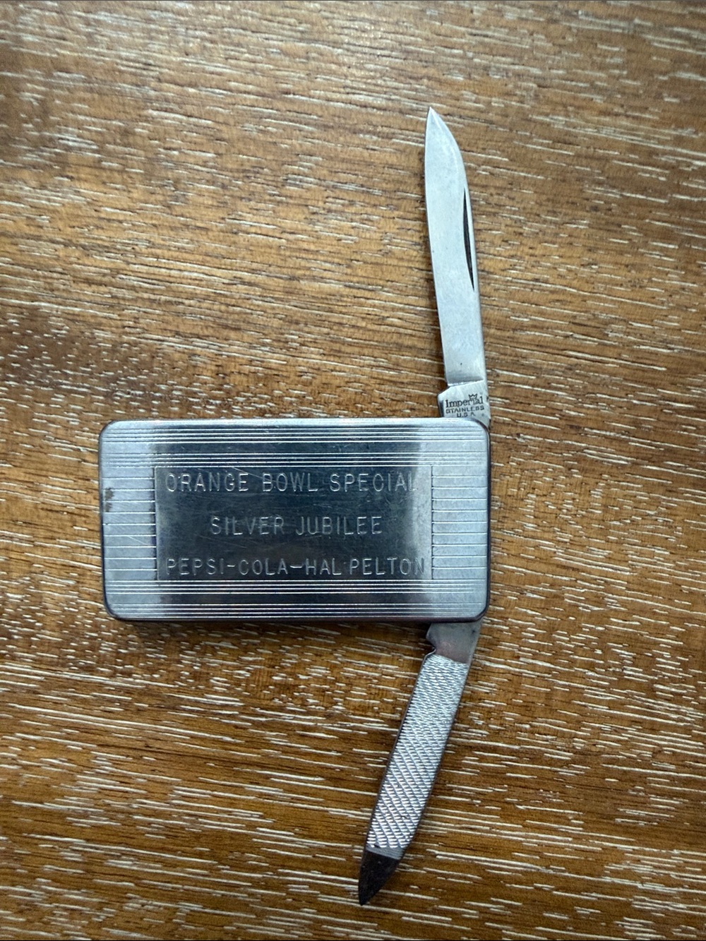 Vintage Silver Money Clip Multi-Tool - Unbranded